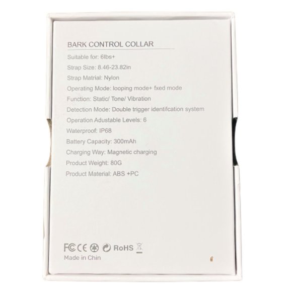 Dog Humane NO SHOCK Bark Control Collar Puppy Trainer Complete Set Gift - Picture 2 of 4